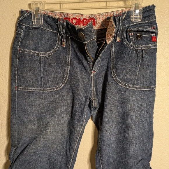 Bongo Stylish Blue  Denim Bermudas Size 9 - Picture 8 of 12